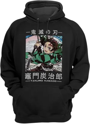 Anime Hoodie, Manga Hoodie, Japan Anime Hoodies, Anime Character Hoodies, Japanese Anime Cosplay, Otaku Anime Merch Gift Hooded, Anime Graphic streetwear for Kids, Men, Women B-43 Black