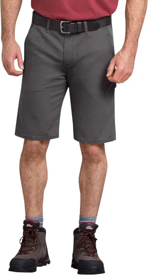 Dickies Men's Tough Max Duck Carpenter Short, Stonewashed Slate, 32