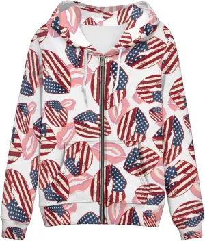 Irisjudy Women Zip Sweatshirt with Pocket St. Patrick's Dachshund Casual Hooded Fall Hoodies LGBT Rainbow Pullover Trendy Top