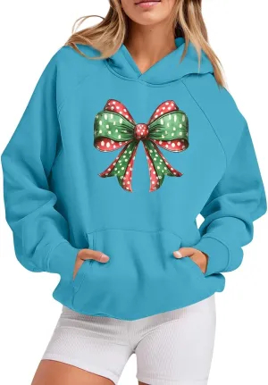Oversized Hoodies for Women Raglan Long Sleeve Hooded Sweatshirt Print Y2k Cute Hoodie Fall Fashion 2024