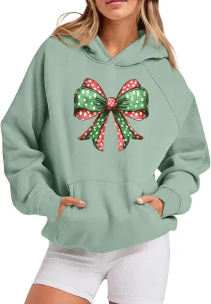 Oversized Hoodies for Women Raglan Long Sleeve Hooded Sweatshirt Print Y2k Cute Hoodie Fall Fashion 2024